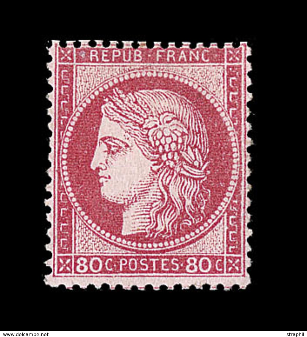 * CERES III ème REPUBLIQUE - * - N°57 - 80c Rose - Signé Robineau - TB - 1871-1875 Ceres