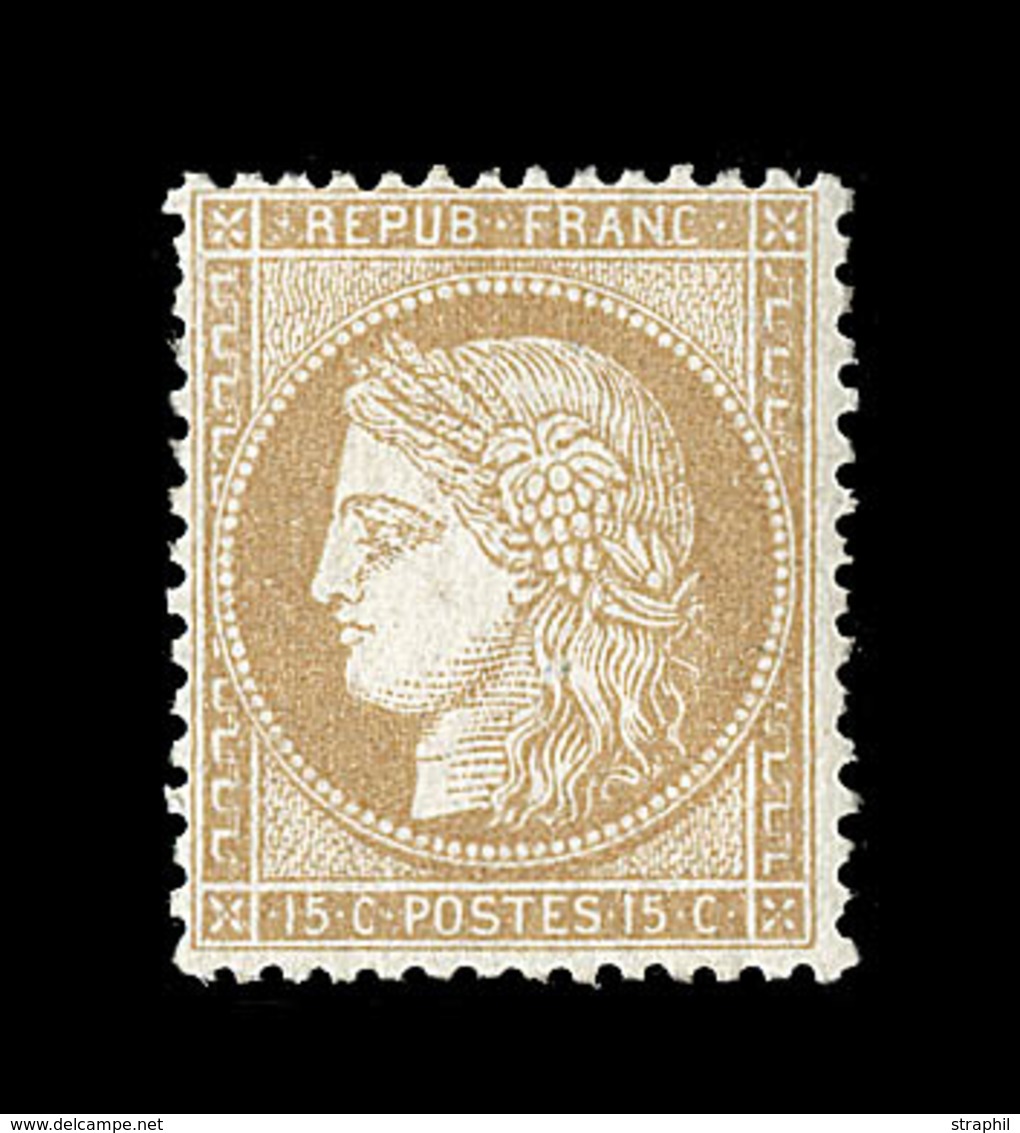 * CERES III ème REPUBLIQUE - * - N°59 - 15c Bistre - TB - 1871-1875 Ceres