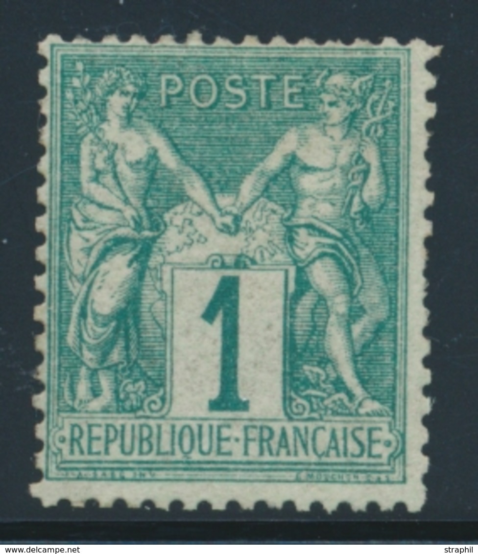 (**) TYPE SAGE - (**) - N°61 - 1c Vert - TB - 1876-1878 Sage (Typ I)