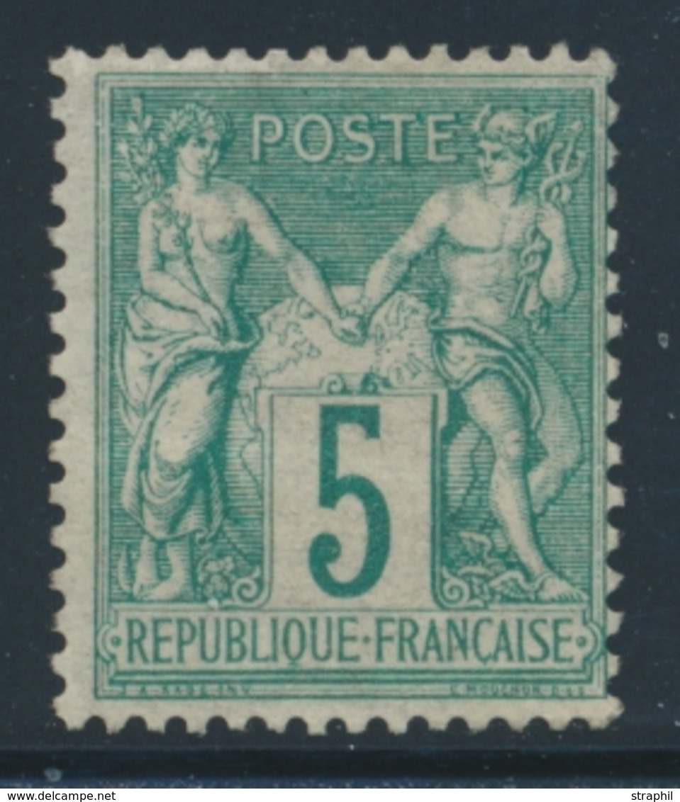 (**) TYPE SAGE - (**) - N°64 - 5c Vert - TB - 1876-1878 Sage (Typ I)