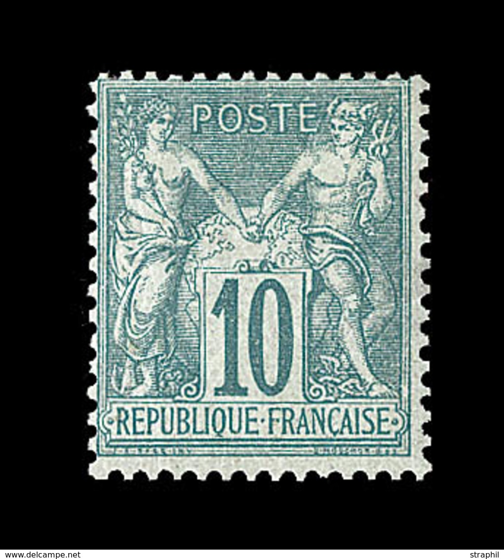 * TYPE SAGE - * - N°65 - 10c Vert - TB - 1876-1878 Sage (Typ I)