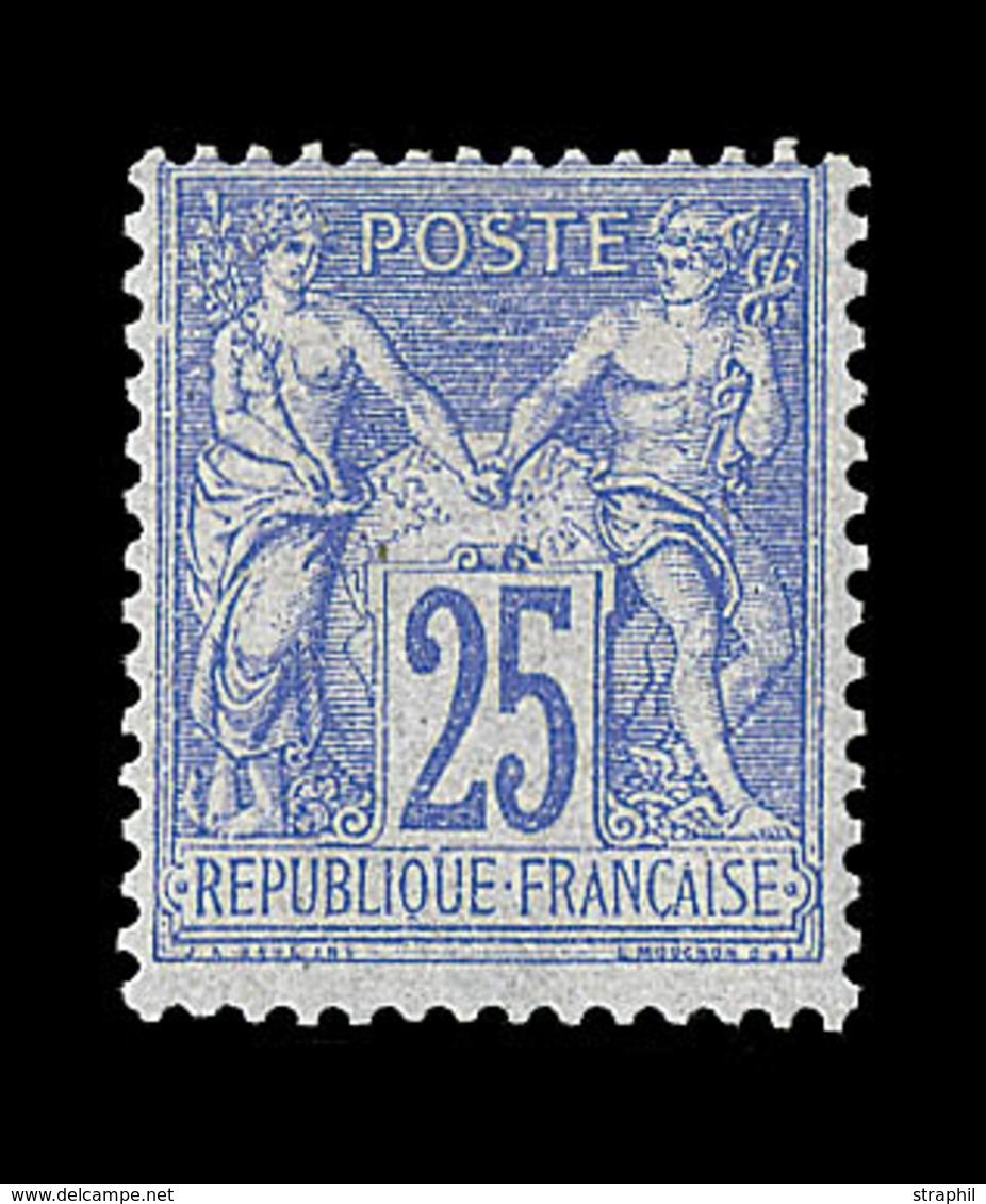 * TYPE SAGE - * - N°68 - 25c Bleu - Frais - Signé Roumet/Miro - TB - 1876-1878 Sage (Typ I)