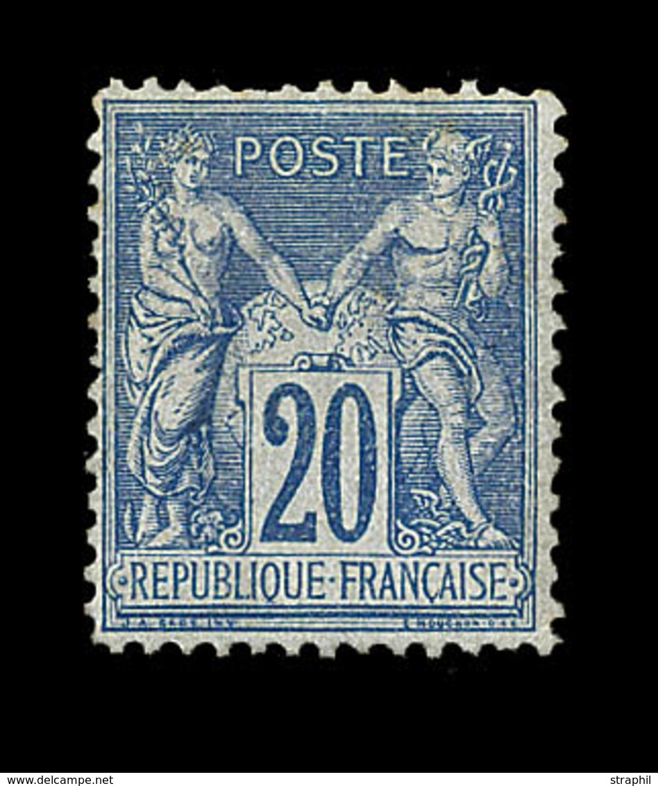 * TYPE SAGE - * - N°73 - 20c Bleu - Type I - Timbre Issu Du Tirage Des Régents - (trucage) - TB - 1876-1878 Sage (Typ I)