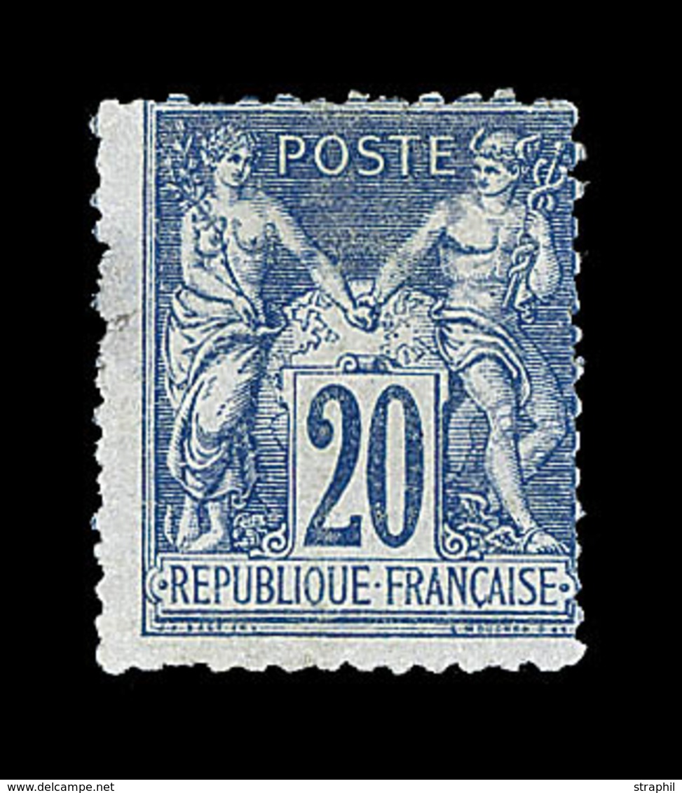 (*) TYPE SAGE - (*) - N°73c - 20c Bleu Foncé - Granet ND - B/TB - 1876-1878 Sage (Typ I)