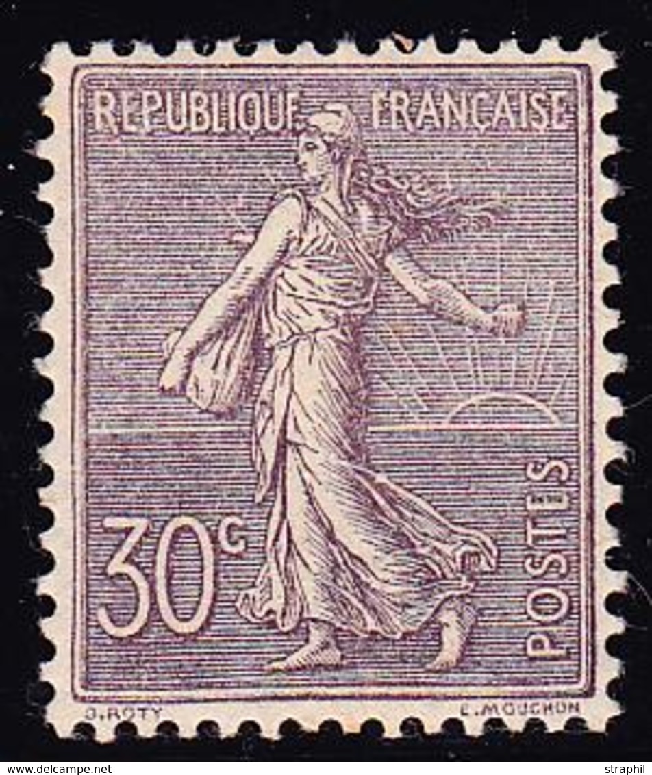 ** TYPE SEMEUSE LIGNEE - ** - N°133 - 30c Lilas - Signé Calves - TB - 1903-60 Sower - Ligned