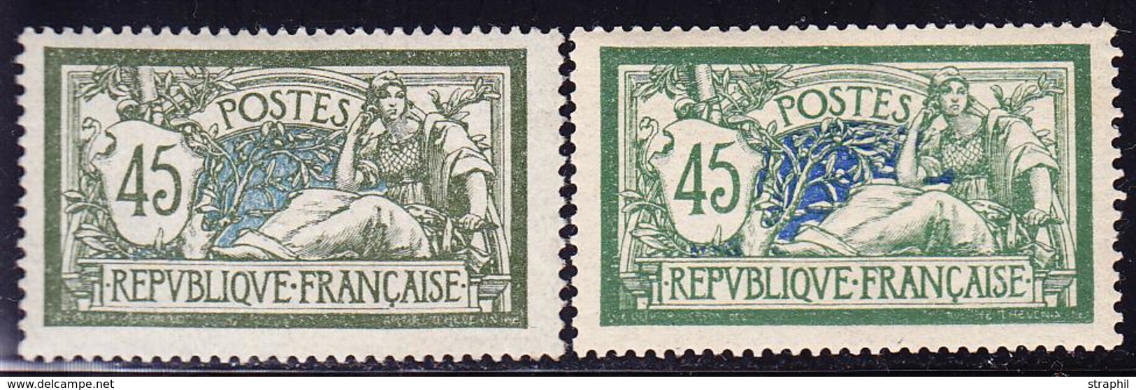 ** PERIODE SEMI-MODERNE - ** - N°143, 143d - GC - TF/TB - Unused Stamps