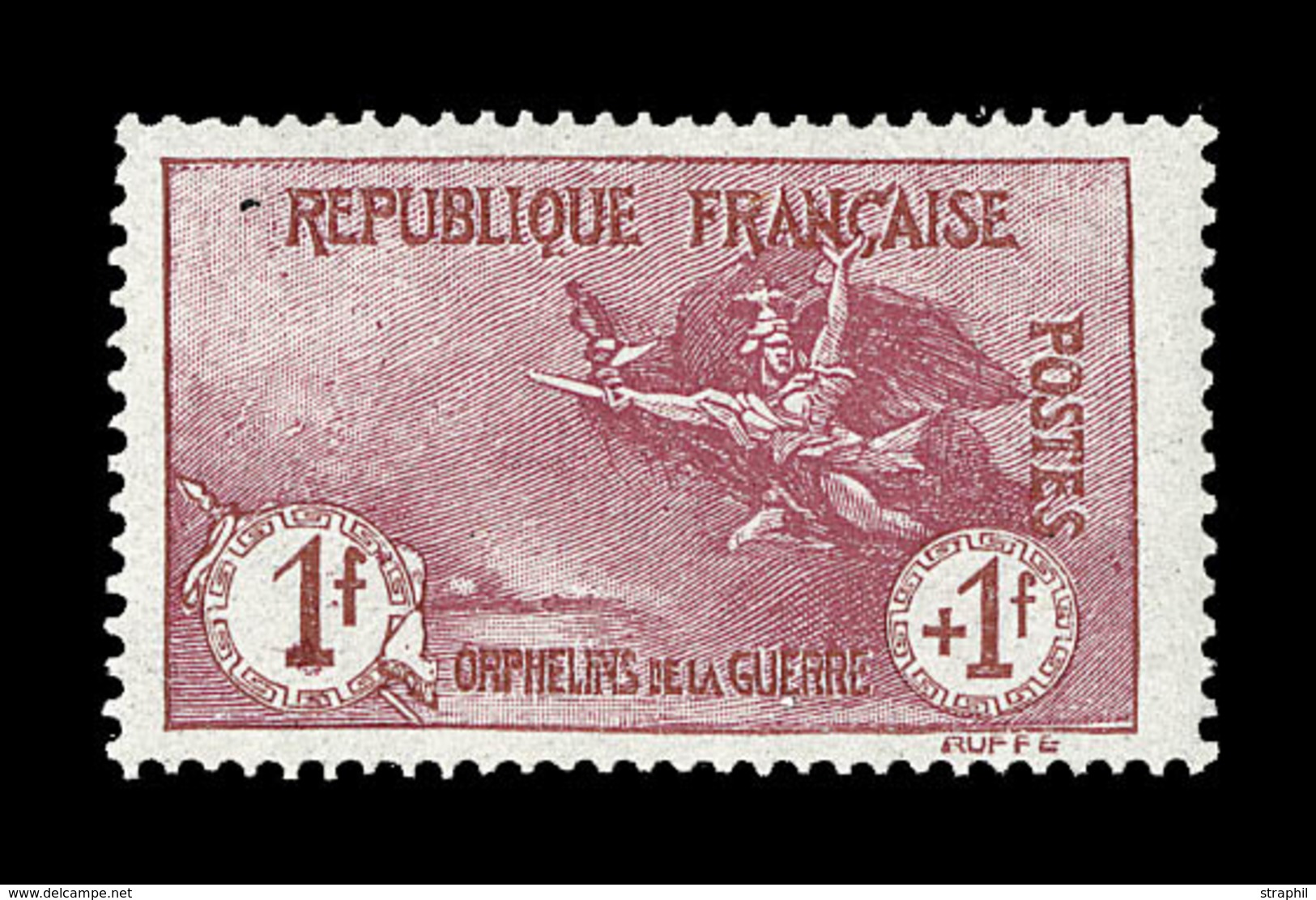 * PERIODE SEMI-MODERNE - * - N°154 - 1F+1F Orphelins - Charnière Légère - TB - Unused Stamps
