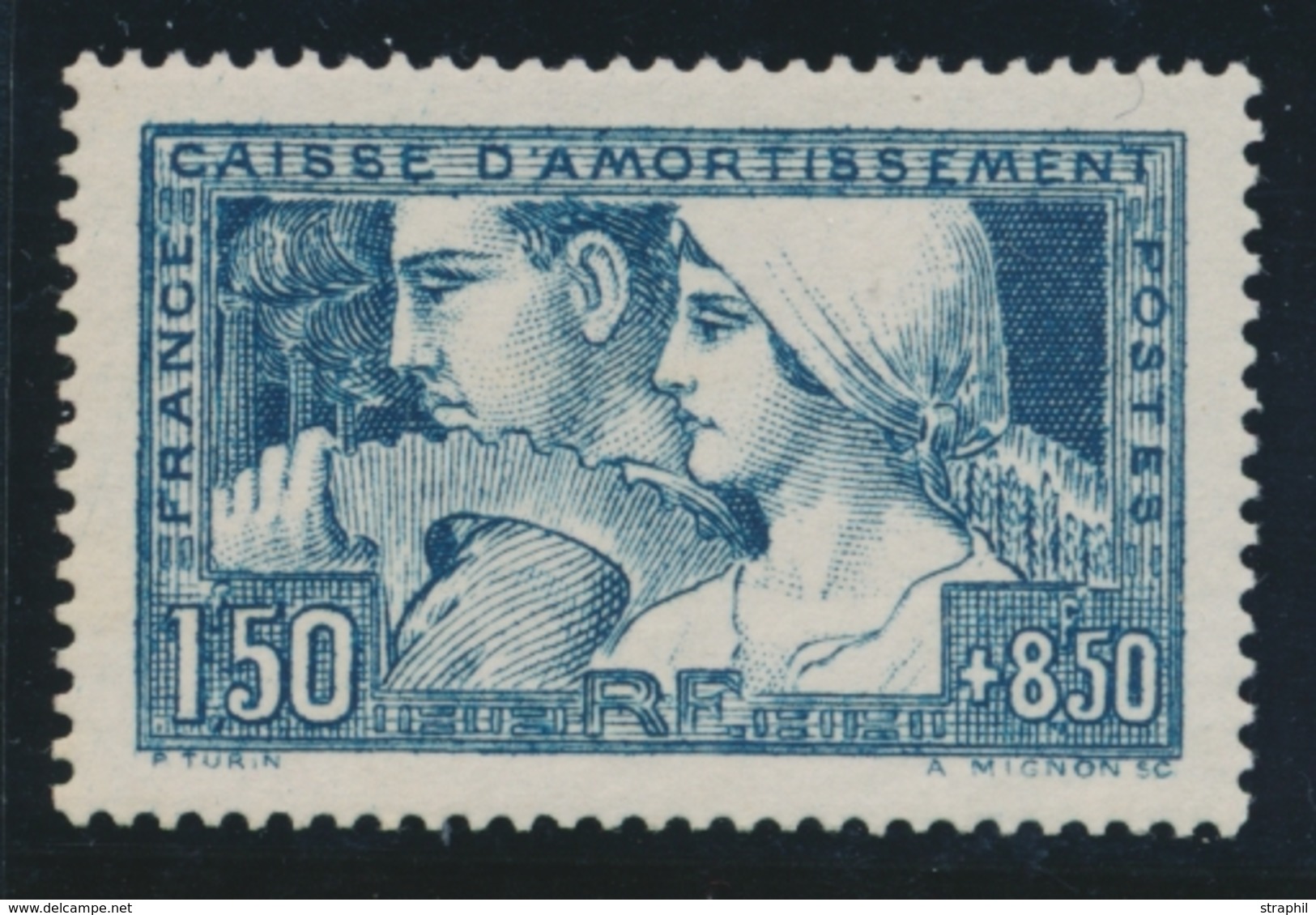 ** PERIODE SEMI-MODERNE - ** - N°252b - Etat III - Centré - TB - Unused Stamps