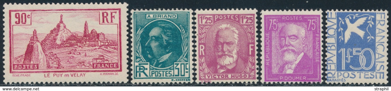 ** PERIODE SEMI-MODERNE - ** - N°290/94 - TB - Unused Stamps