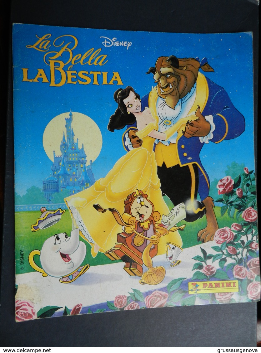 3) PANINI DISNEY LA BELLA E LA BESTIA 1992 FIGURINE PANINI NON COMPLETO 72 FIGURINE MANCANTI - Edizione Italiana