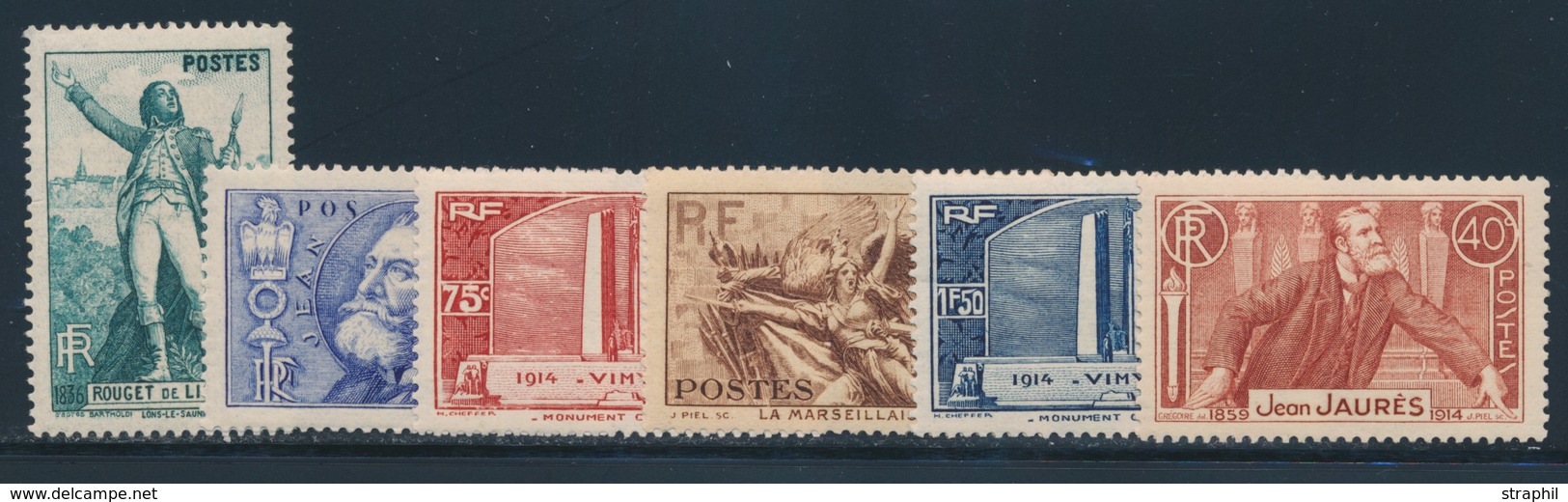 ** PERIODE SEMI-MODERNE - ** - N°314/19 - TB - Unused Stamps