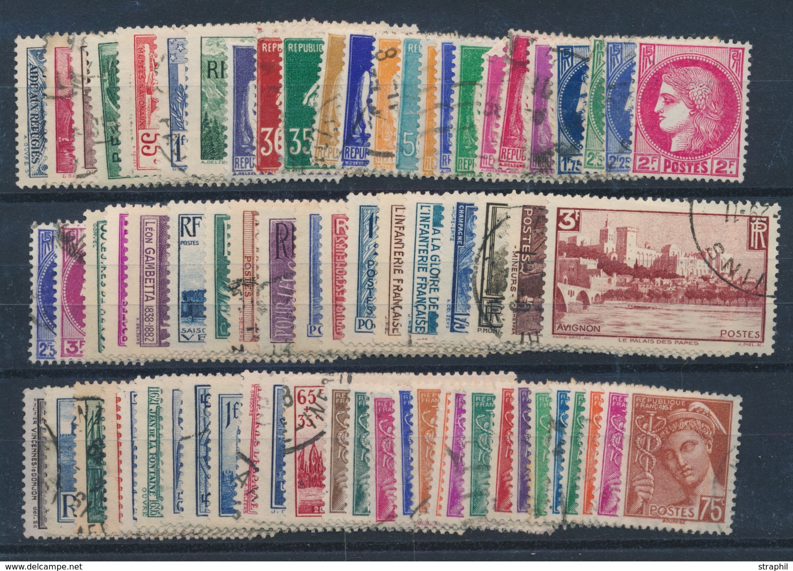 O PERIODE SEMI-MODERNE - O - N°352/418 - TB - Unused Stamps