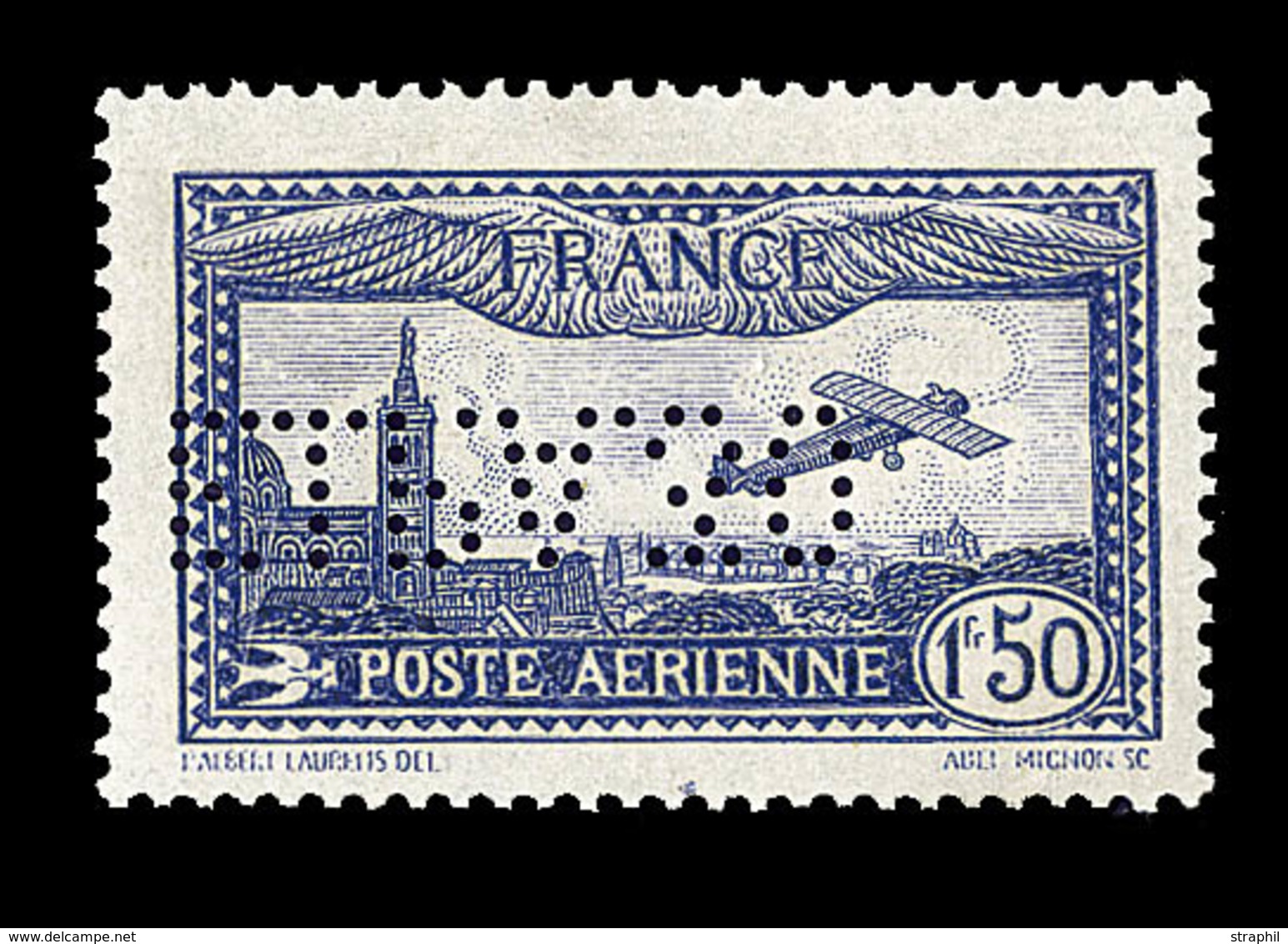 ** POSTE AERIENNE - ** - N°6c - EIPA 30 - Signé JF Brun - TB - 1927-1959 Mint/hinged