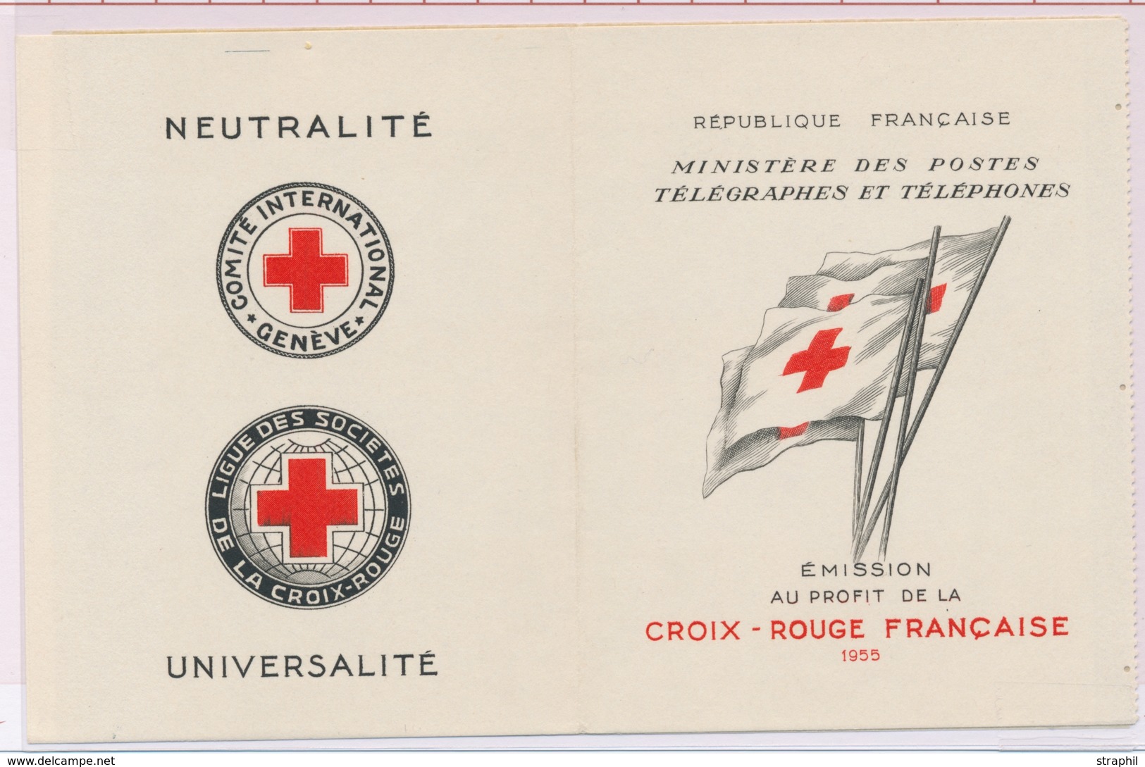 ** CARNETS CROIX-ROUGE - ** - N°2004 - Année 1955 - TB - Rotes Kreuz