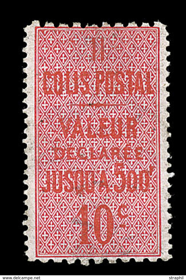 * COLIS POSTAUX - * - N°5 - 10c Rouge - TB - Mint/Hinged