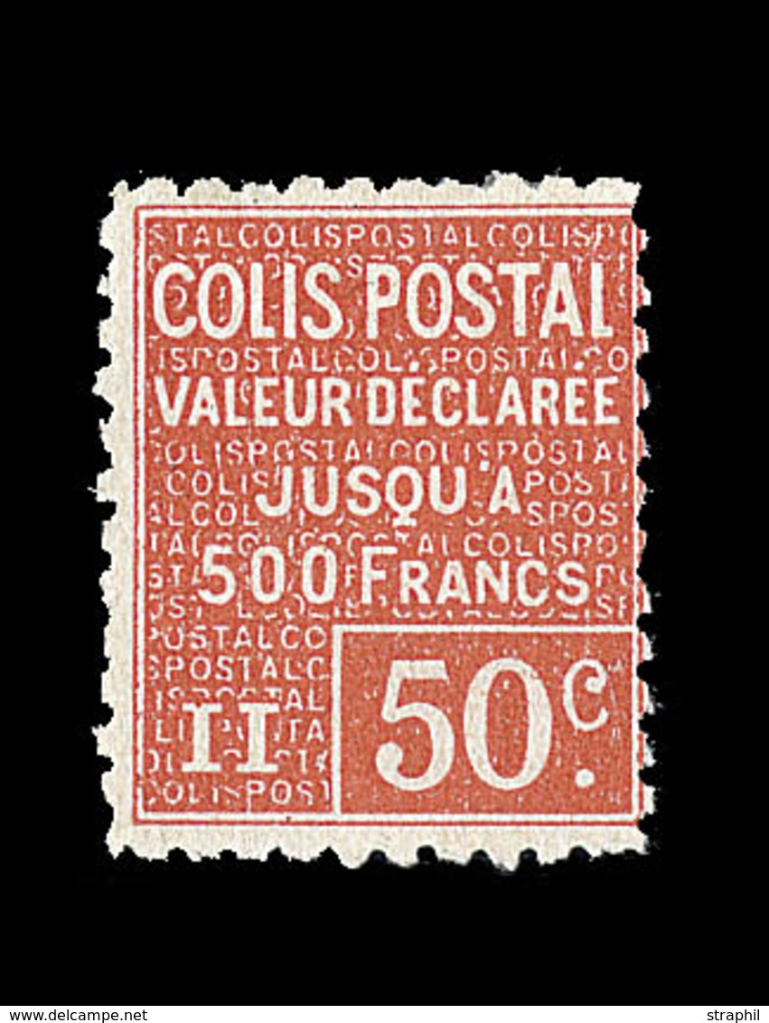 * COLIS POSTAUX - * - N°56 - 50c Rouge - TB - Mint/Hinged