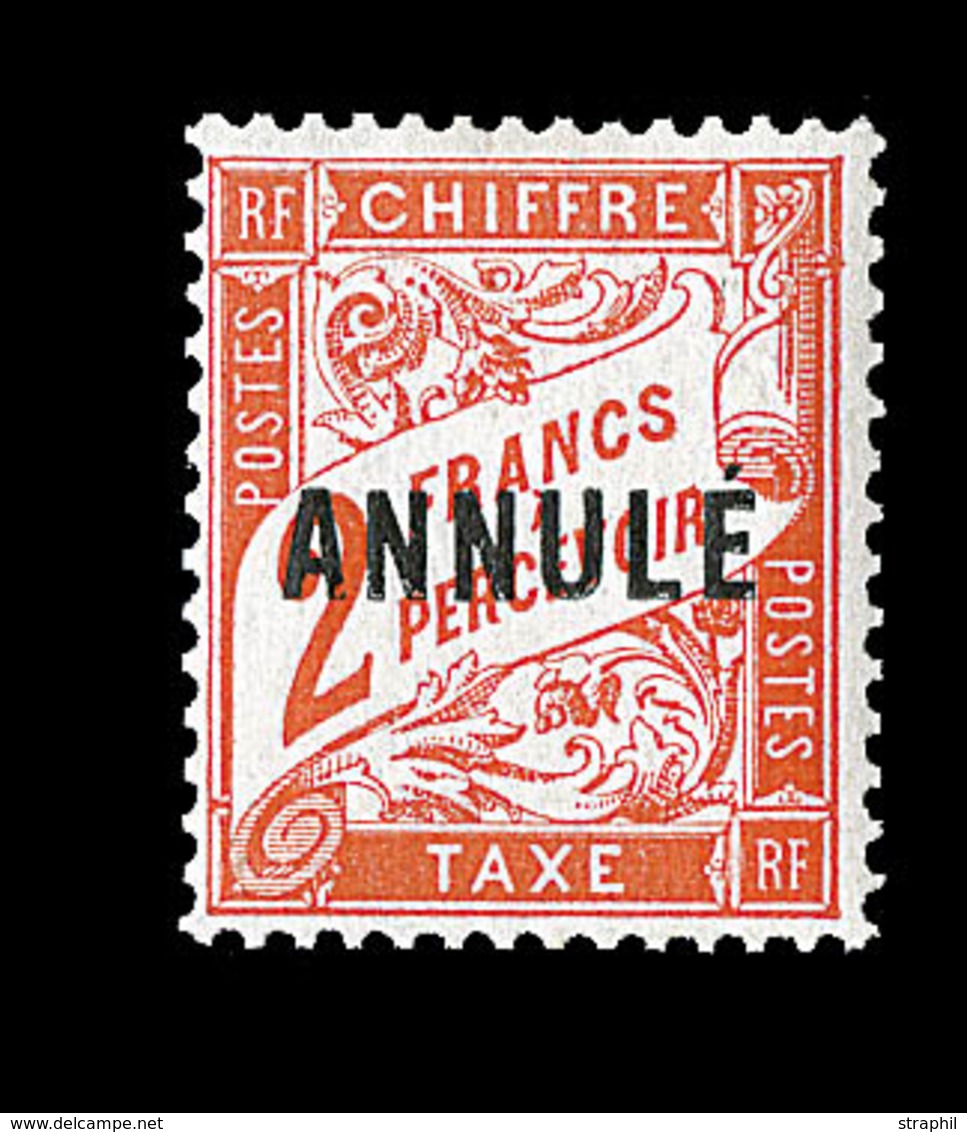 ** COURS D'INSTRUCTION - TIMBRES TAXE - ** - N°41 CI1 - 2F Orange - TB - Lehrkurse
