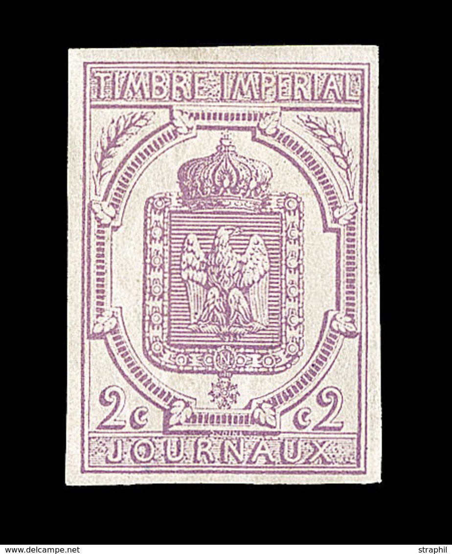 * TIMBRES JOURNAUX - * - N°1 - 2c Violet - TB - Newspapers