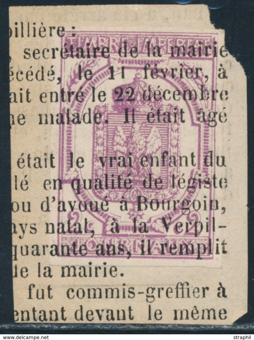 F TIMBRES JOURNAUX - F - N°1 - TB - Newspapers