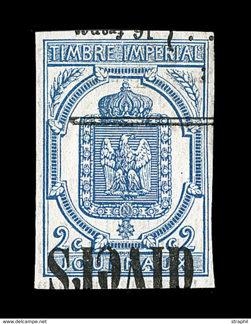 O TIMBRES JOURNAUX - O - N°2 - 2c Bleu - TB/SUP - Newspapers