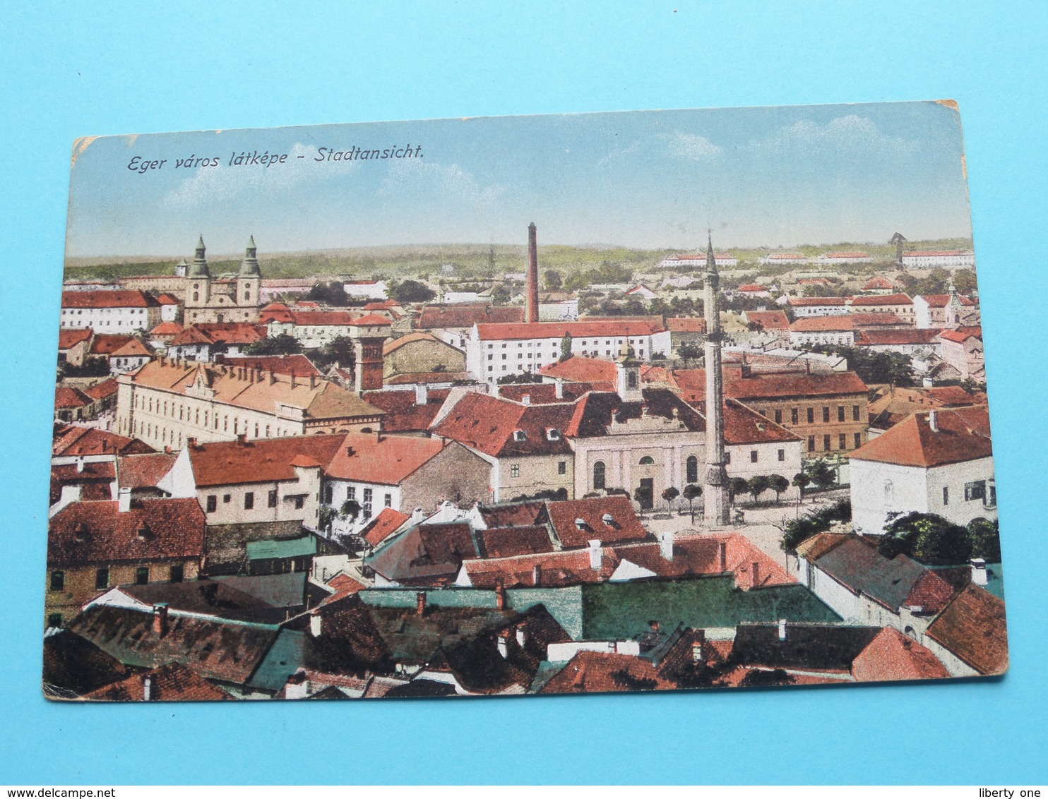 EGER Varos Latkepe - Stadtansicht ( Englander Adolf ) Anno 1923 ( See Photo ) ! - Tchéquie