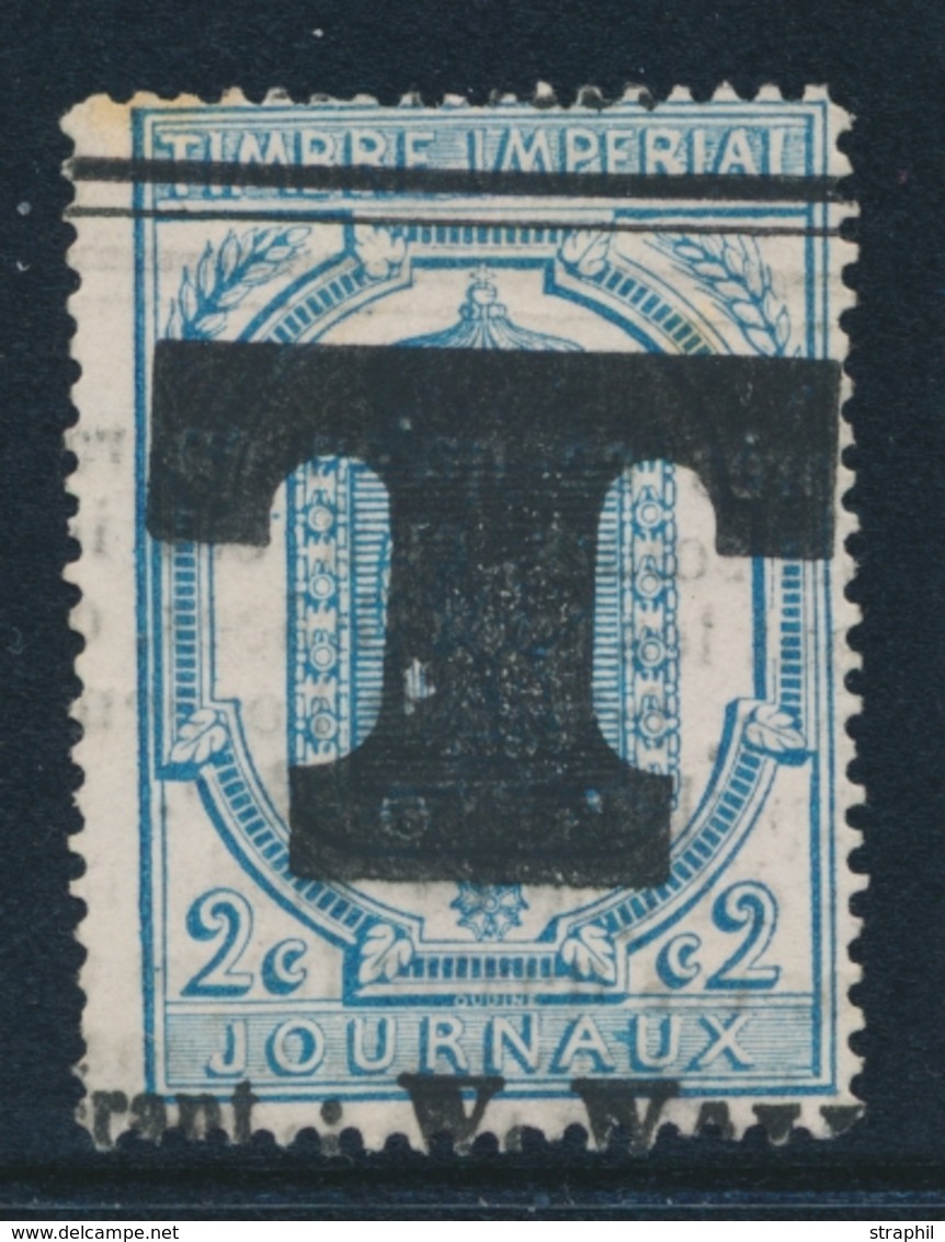 O TIMBRES JOURNAUX - O - N°8 - 2c Bleu - TB - Newspapers