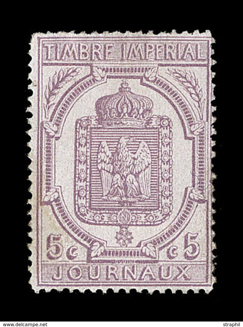 * TIMBRES JOURNAUX - * - N°10 - 5c Lilas - Comme ** - TB - Newspapers