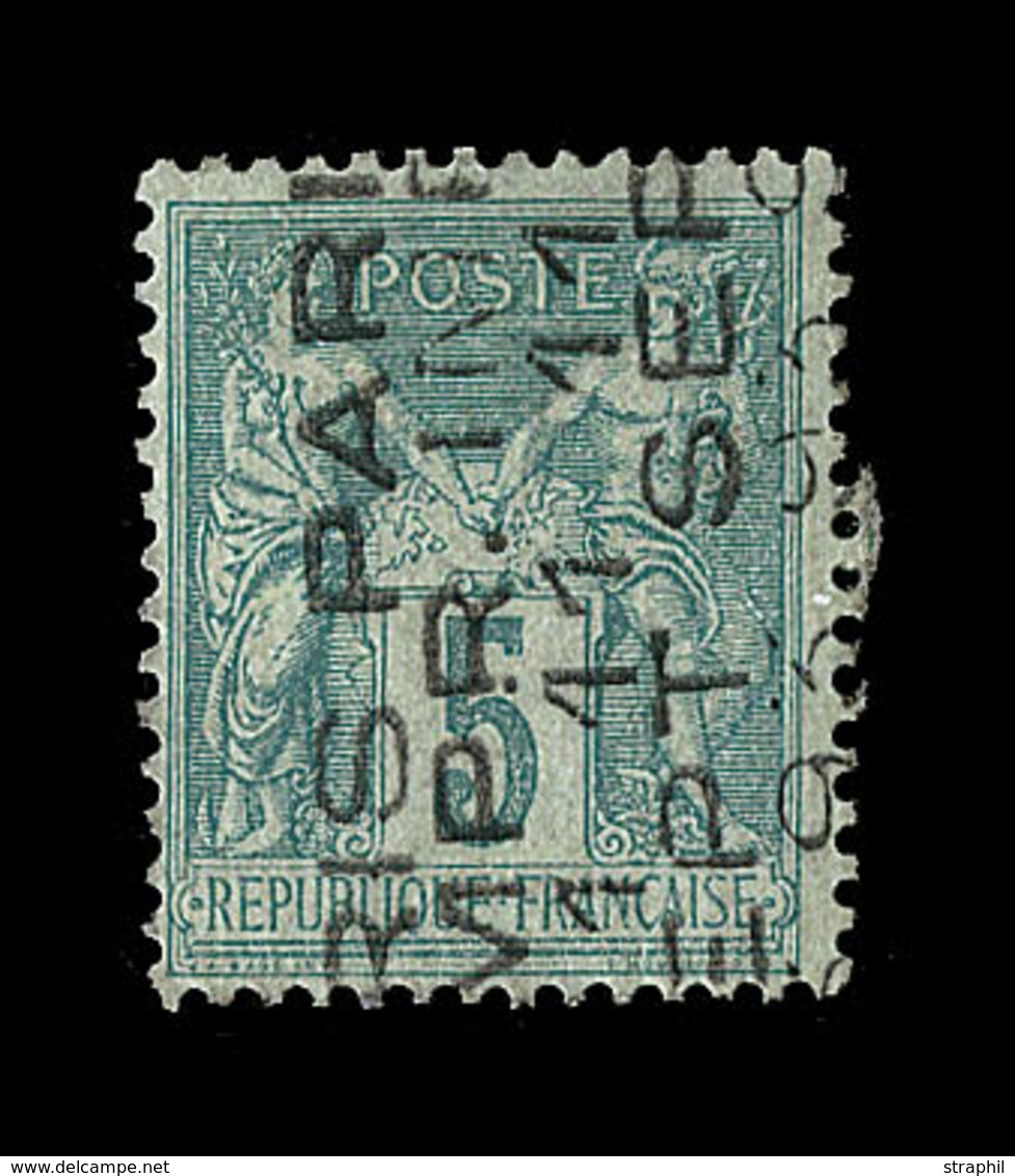 (*) PREOBLITERES - (*) - N°15 - 5c Vert - Signé Calves - TB - 1893-1947