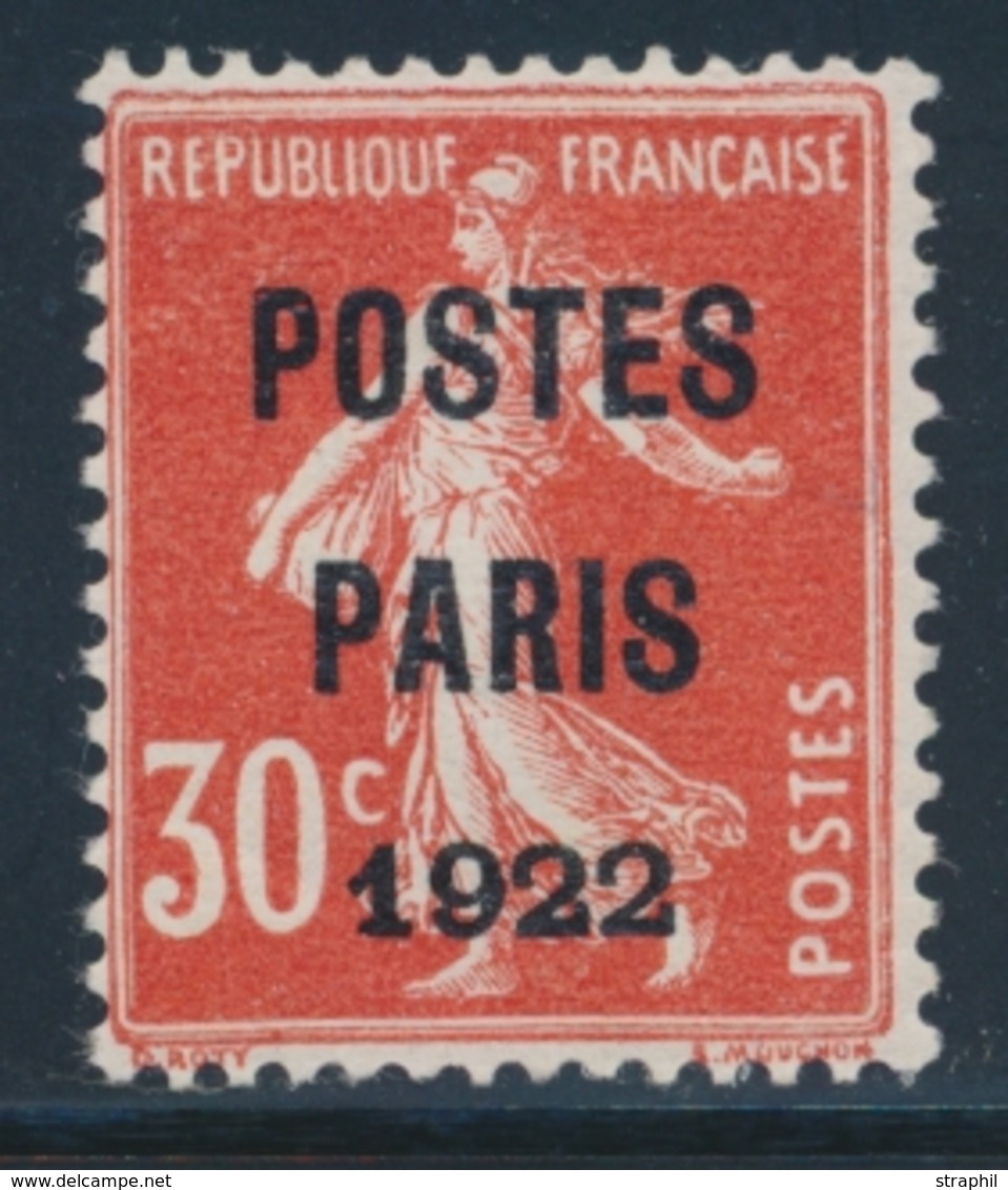 (*) PREOBLITERES - (*) - N°32 - 30c Rouge - Décentré - Sinon TB - 1893-1947