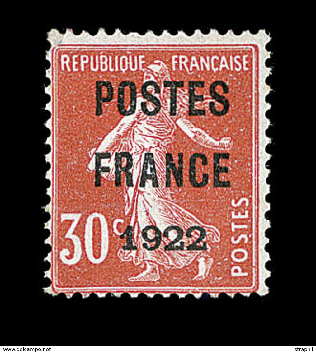 (*) PREOBLITERES - (*) - N°38 - 30c Rouge - Signé Calves - TB - 1893-1947