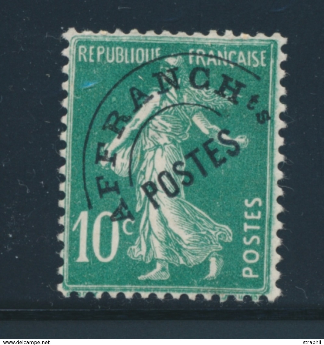 * PREOBLITERES - * - N°51a - Surcharge Fine - TB - 1893-1947
