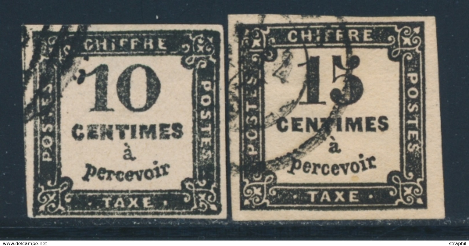 O TIMBRES TAXE - O - N°2/3 -TB - 1859-1959 Mint/hinged