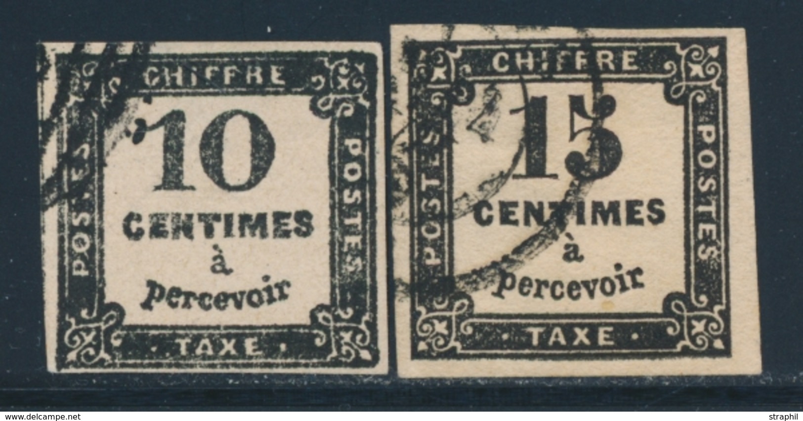 O TIMBRES TAXE - O - N°2/3 -TB - 1859-1959.. Ungebraucht