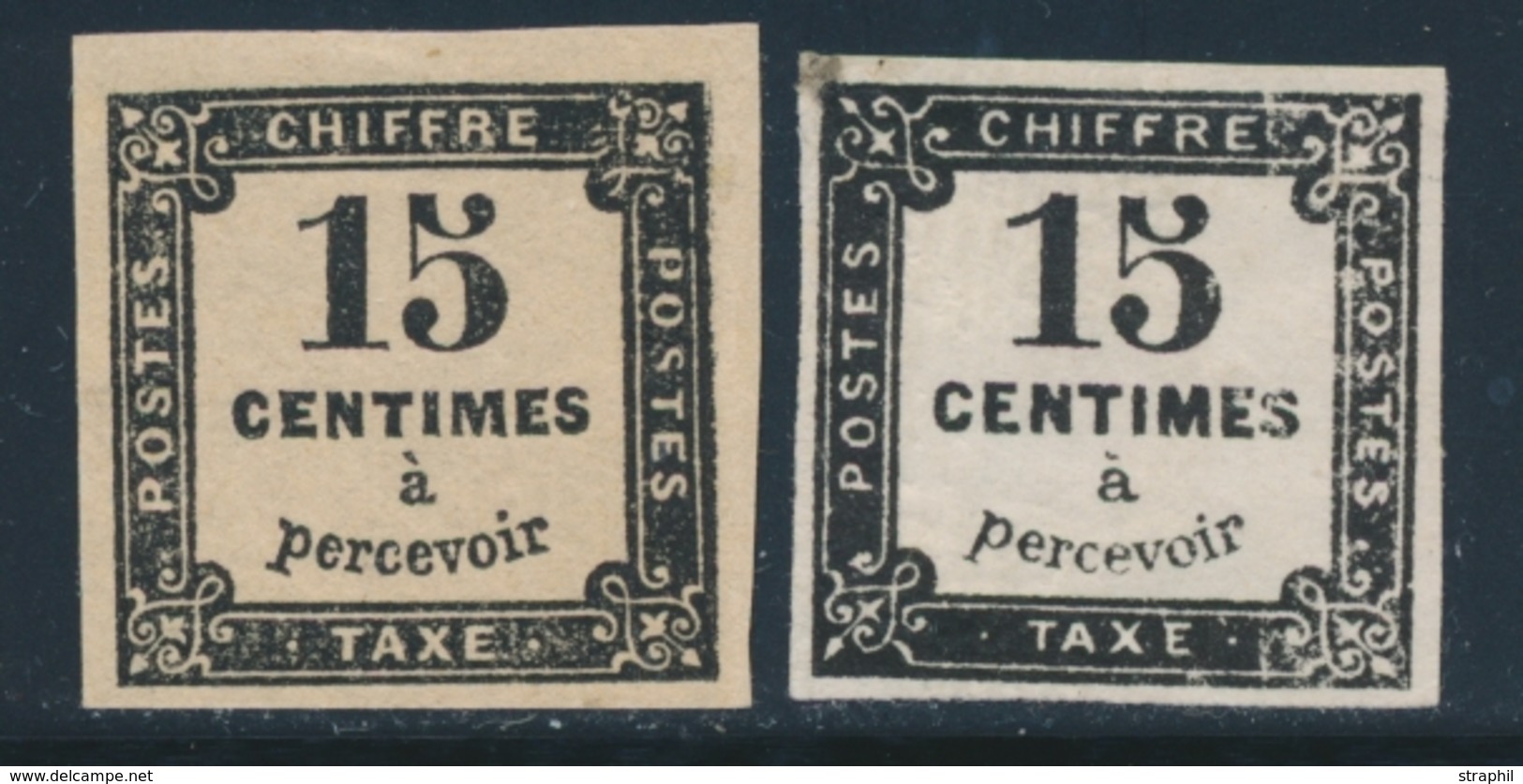 * TIMBRES TAXE - * - N°3/4 - TB - 1859-1959.. Ungebraucht