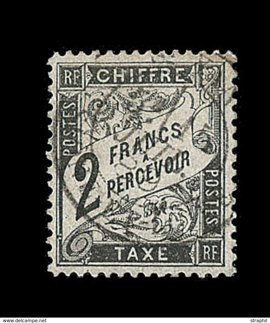 O TIMBRES TAXE - O - N°23 - 2F Noir - TB - 1859-1959.. Ungebraucht