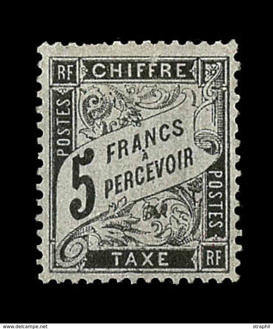 * TIMBRES TAXE - * - N°24 - Inf. Pelurage - Signé - B/TB - 1859-1959 Mint/hinged