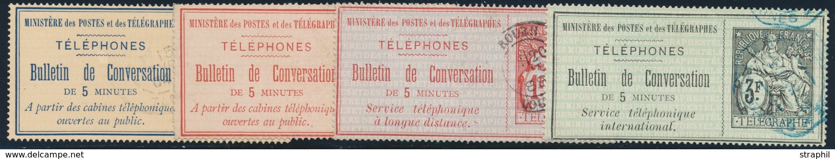 (*) TIMBRES - TELEPHONE - (*) - N°3/6 - TB - Telegraph And Telephone