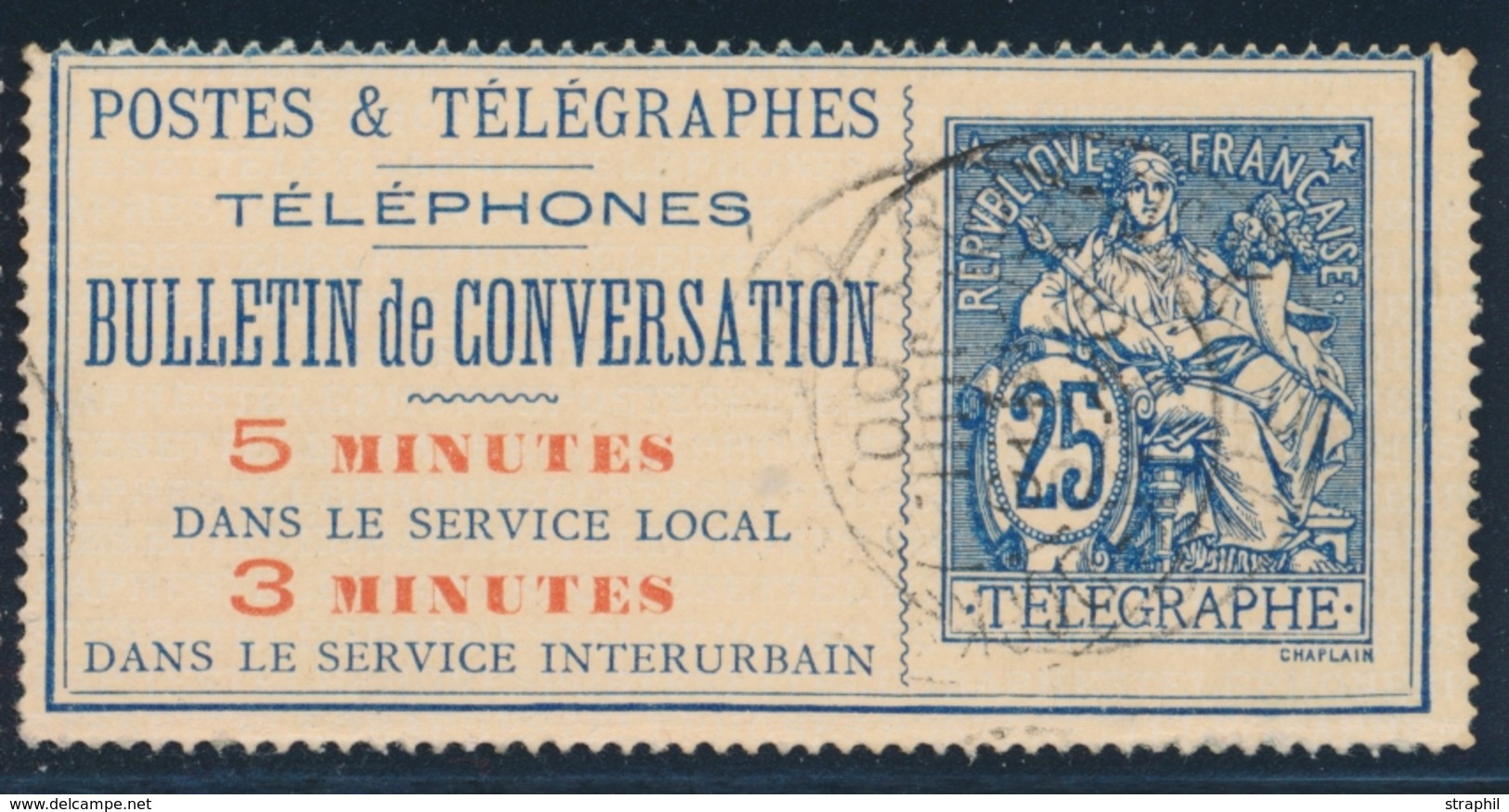 (*) TIMBRES - TELEPHONE - (*) - N°15 - TB - Telegraph And Telephone