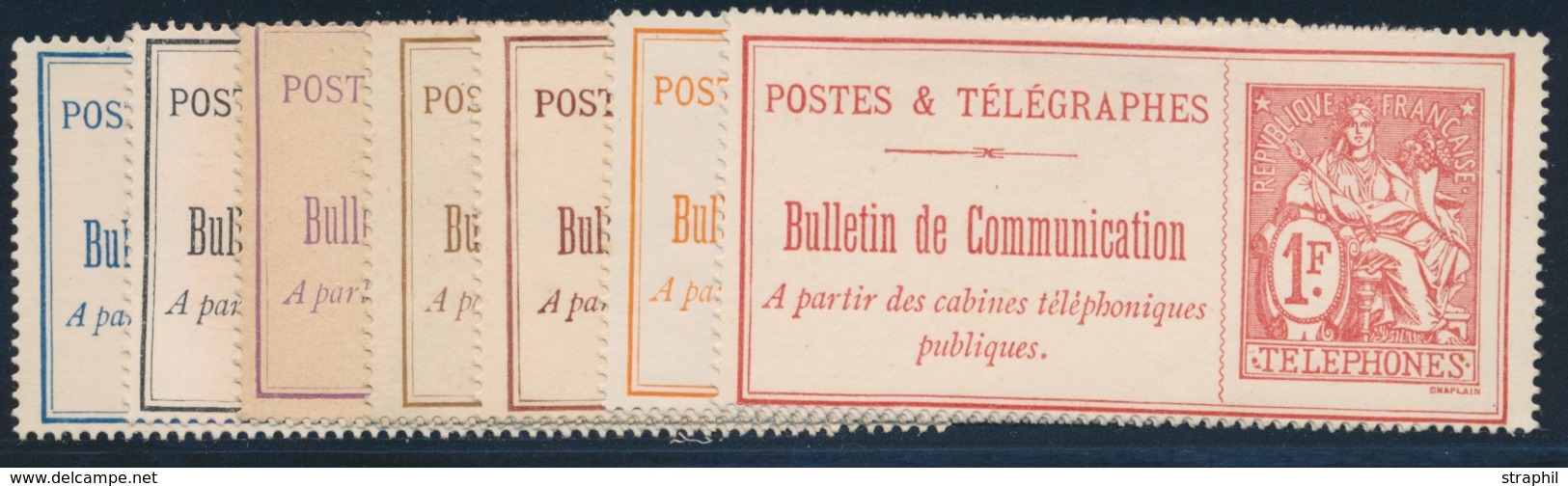 (*) TIMBRES - TELEPHONE - (*) - N°22/29 - TB - Telegraph And Telephone