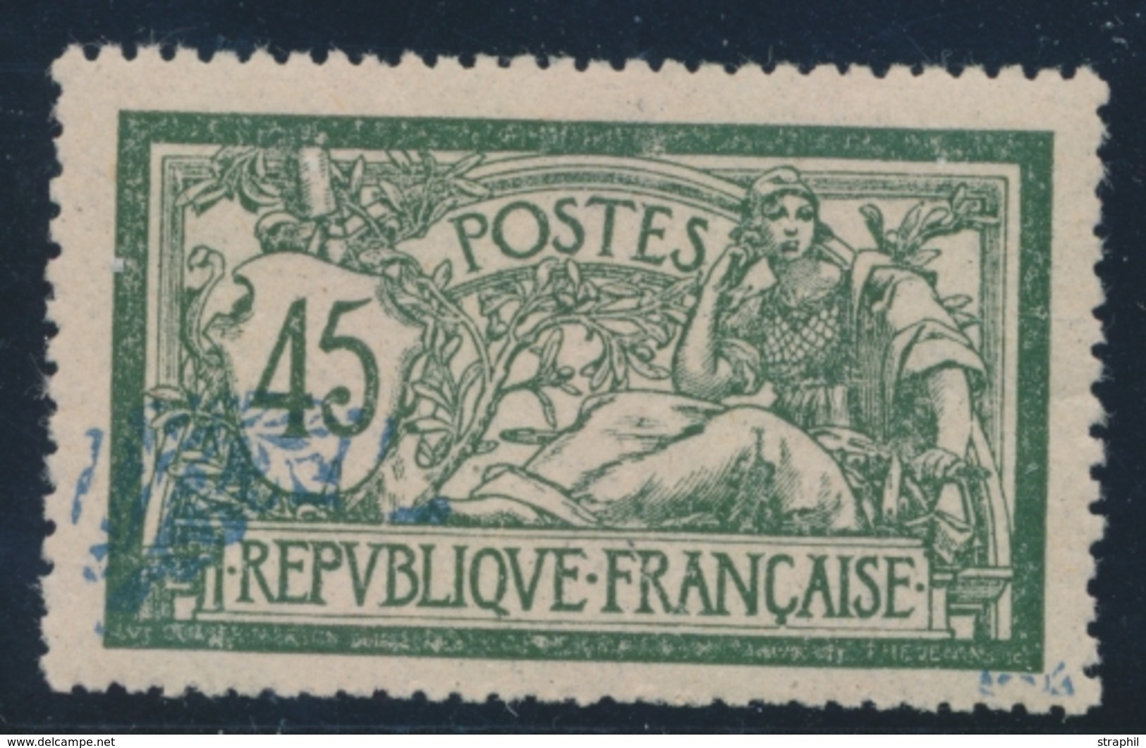 ** VARIETES - ** - N°143c Merson - Centre Très Déplacé - Signé JF. Brun - TB - Unused Stamps