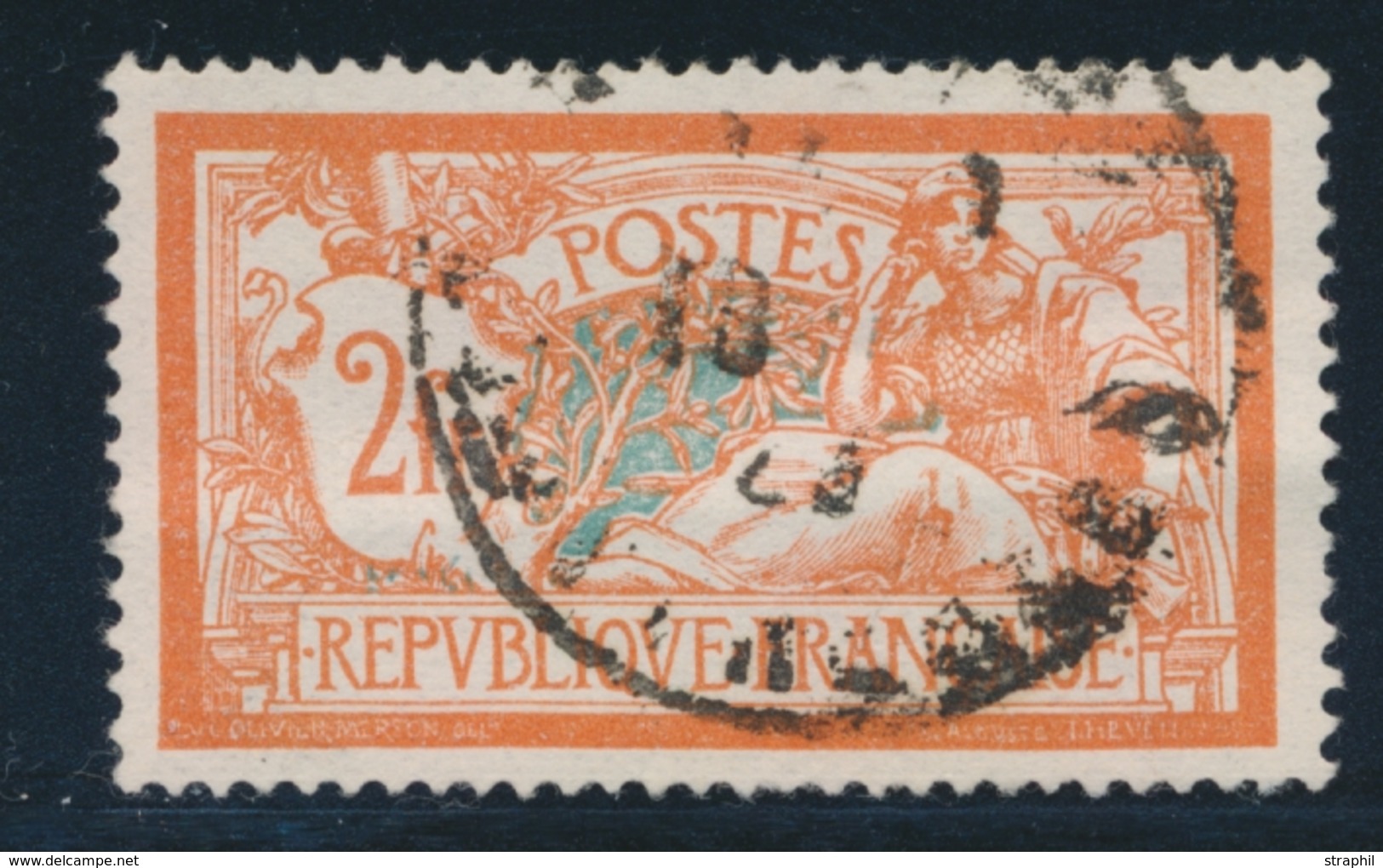 O VARIETES - O - N°145c - Ecusson Brisé - TB - Unused Stamps