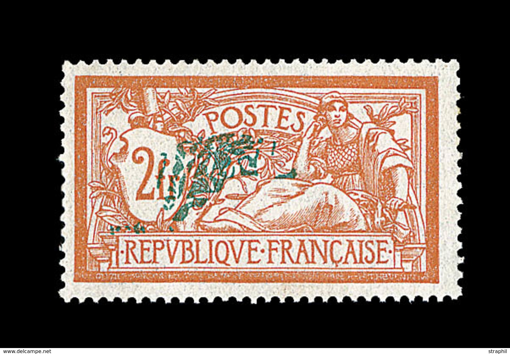 ** VARIETES - ** - N°145f - Centre Très Déplacé - TB - Unused Stamps