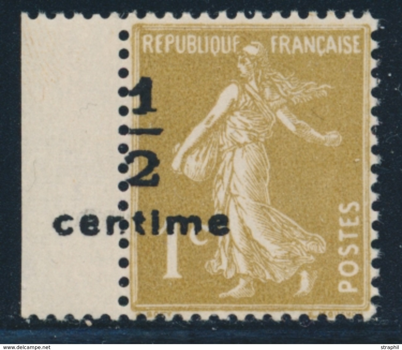 ** VARIETES - ** - N°279A - Surcharge Déplacée - Bdf - TB - Unused Stamps
