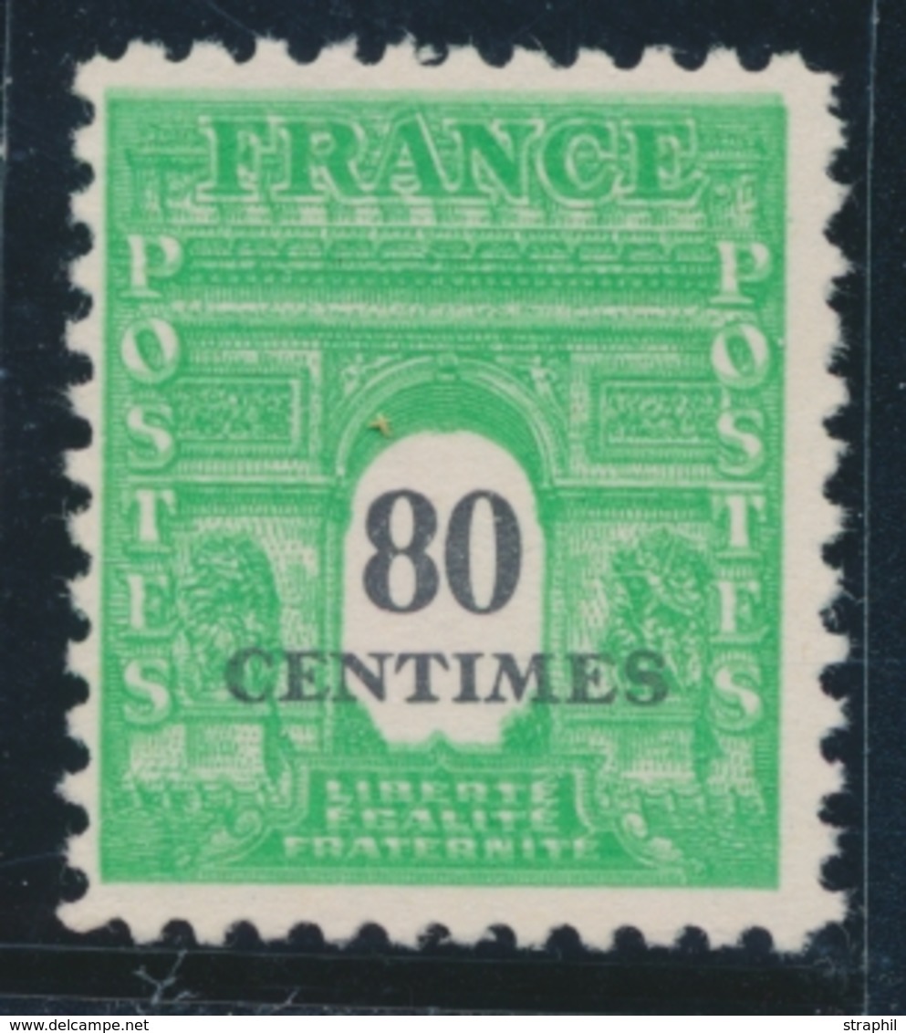 ** VARIETES - ** - N°706 - Impression Double - Signé Calves - TB - Unused Stamps