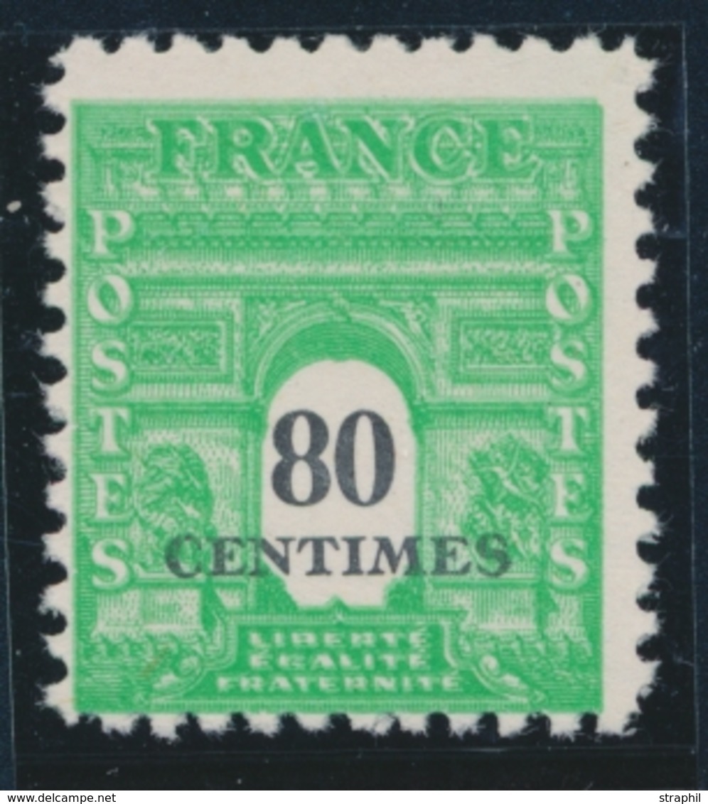 ** VARIETES - ** - N°706 - Impression Double - Signé Calves - TB - Unused Stamps