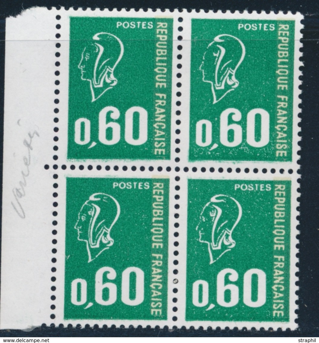 ** VARIETES - ** - N°1814 - Bloc De 4 - Bdf - Sans Visage Sur 1 Ex. - TB - Ungebraucht