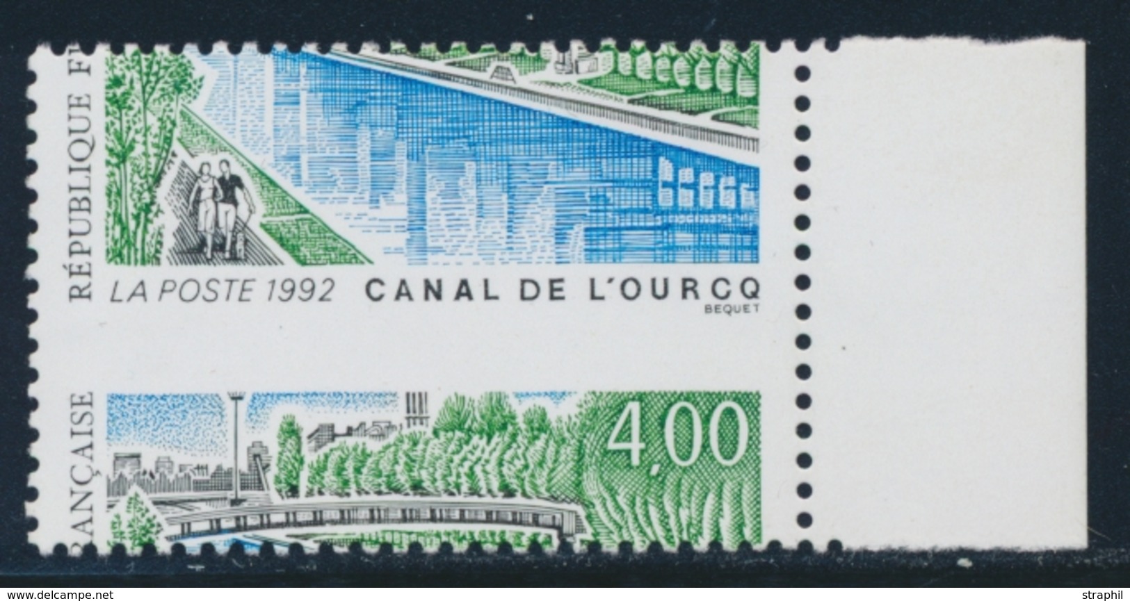 ** VARIETES - ** - N°2764 - Superbe Piquage à Cheval - Signé Calves - TB - Unused Stamps