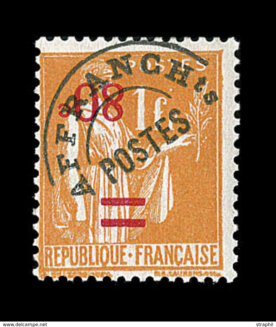 ** VARIETES - PREOBLITERES - ** - N°74a - 80c S/1F Orange- Surch. Renversée - TB - Unclassified