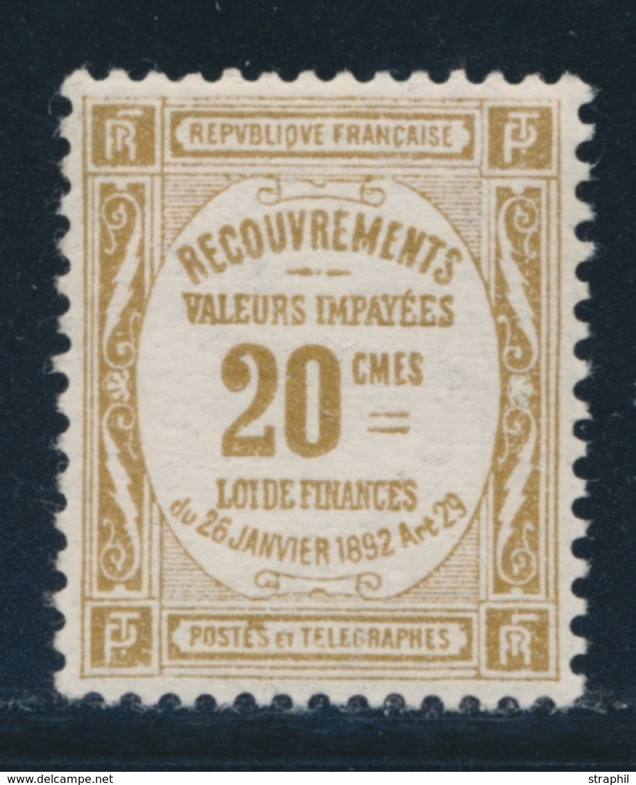 ** VARIETES - TIMBRES TAXE - ** - N°45 - Impression Recto-verso - TB - Unclassified