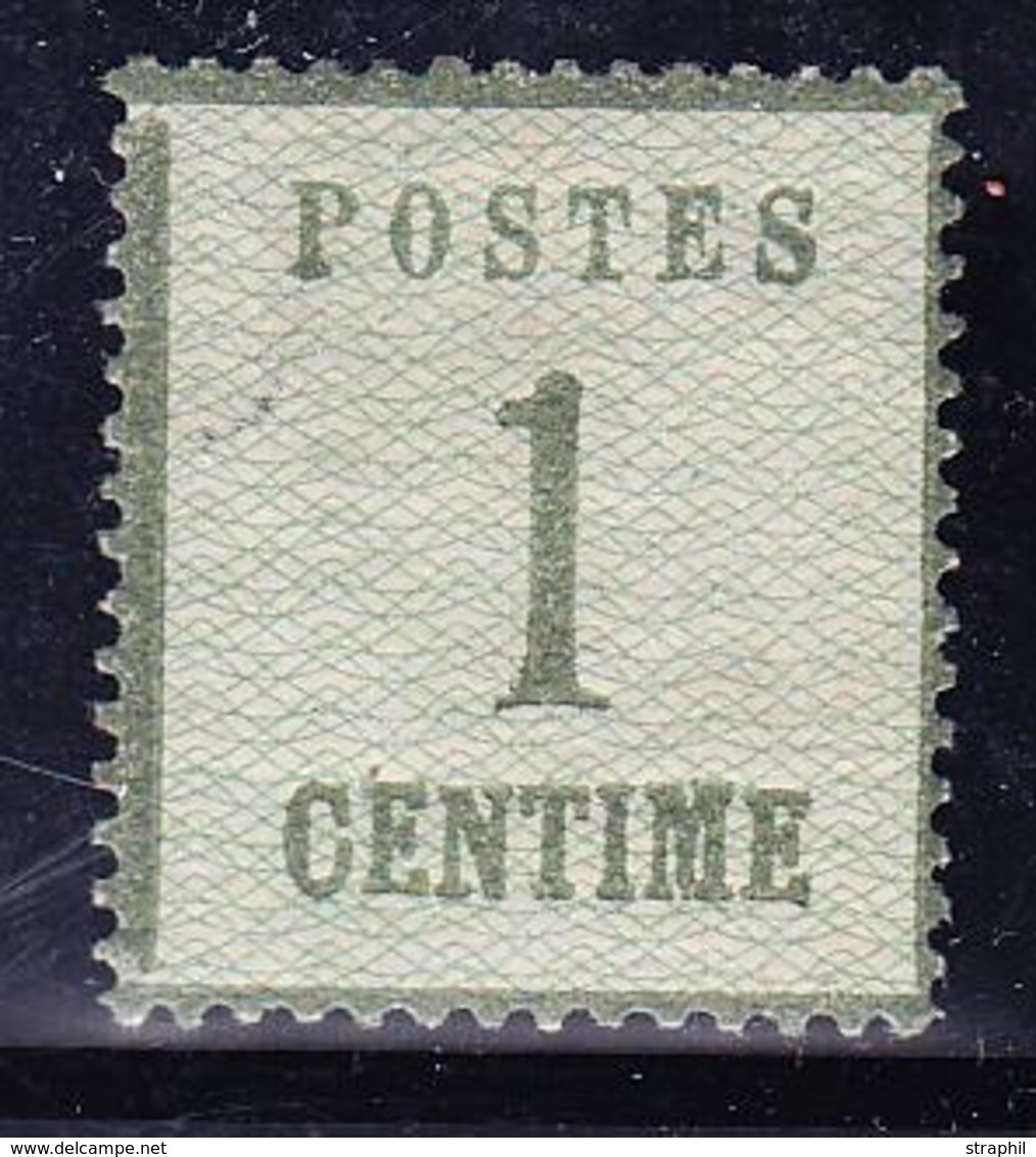 * TIMBRES D'ALSACE LORRAINE (1870-71) - * - N°1 - Bon Centrage - TB - Other & Unclassified